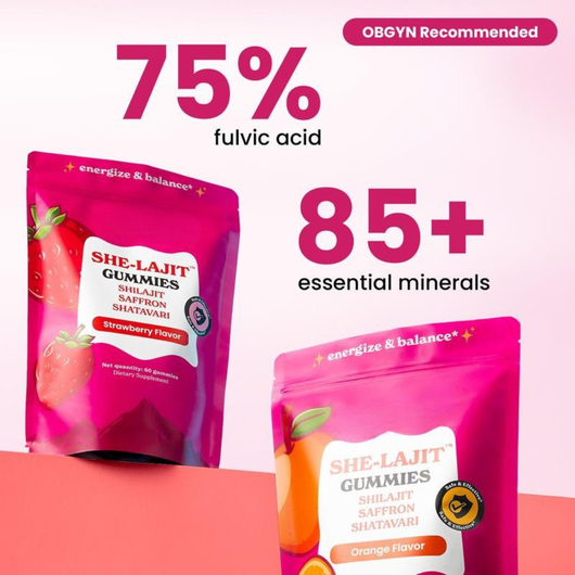 Shelajit 3-in-1 Desire & Vitality Gummies